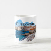 Dubrovnik mit einer Ansicht Kaffeetasse (Mittel)