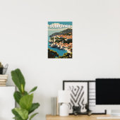 Dubrovnik Nostalgic Poster (Heimbüro)
