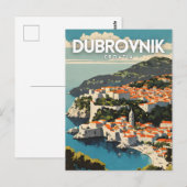 Dubrovnik Nostalgic Postkarte (Vorne/Hinten)