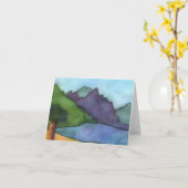 Dubrovnik Notecard Karte (Gelbe Blume)