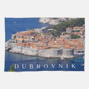 Dubrovnik Panoramaaussicht Teetuch Geschirrtuch