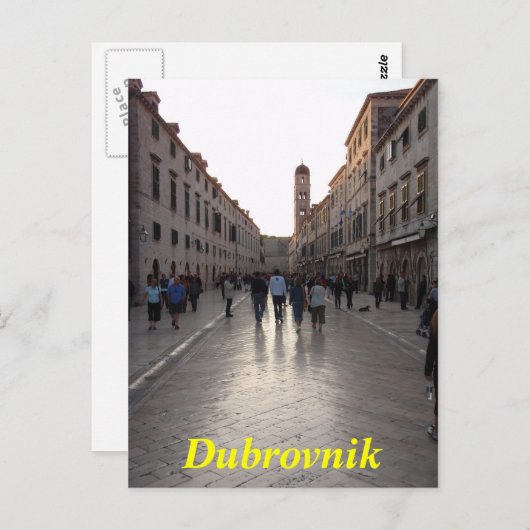 Dubrovnik Postcard Postkarte (Vorne/Hinten)