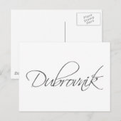 Dubrovnik Postkarte (Vorne/Hinten)