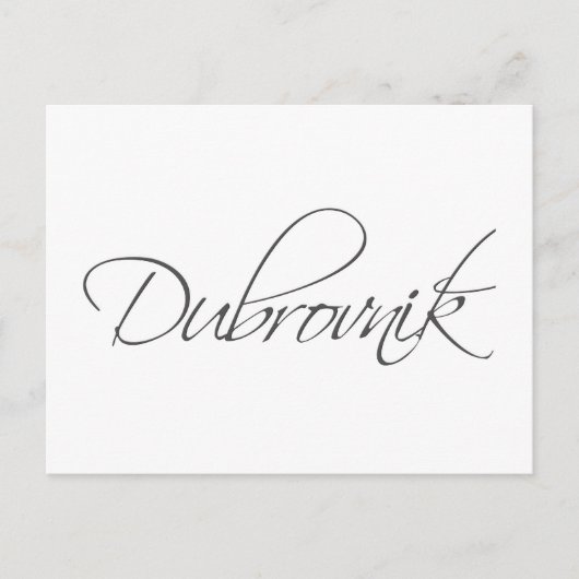 Dubrovnik Postkarte (Vorderseite)