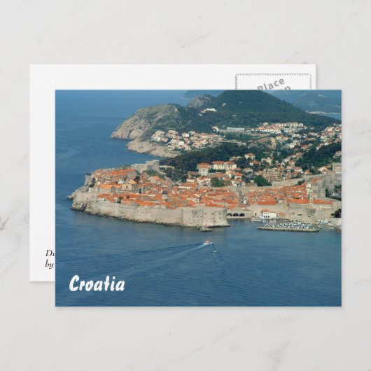 Dubrovnik Postkarte (Vorne/Hinten)