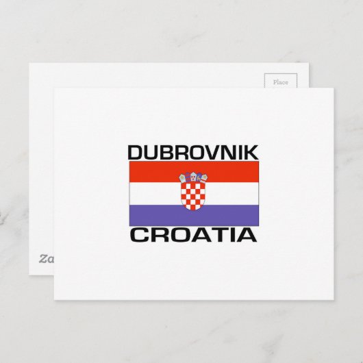 Dubrovnik Postkarte (Vorne/Hinten)