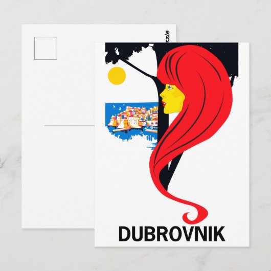Dubrovnik Postkarte (Vorne/Hinten)