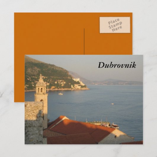 Dubrovnik Postkarte (Vorne/Hinten)