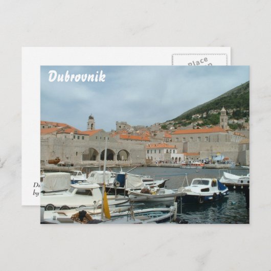 Dubrovnik Postkarte (Vorne/Hinten)