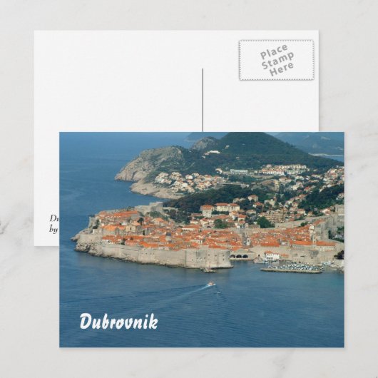 Dubrovnik Postkarte (Vorne/Hinten)