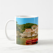 Dubrovnik Reise Kunst Kaffeetasse (Links)