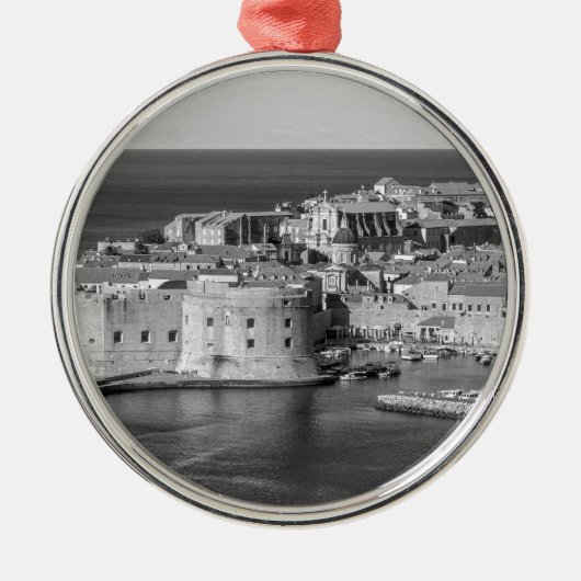 Dubrovnik Silbernes Ornament (Vorne)