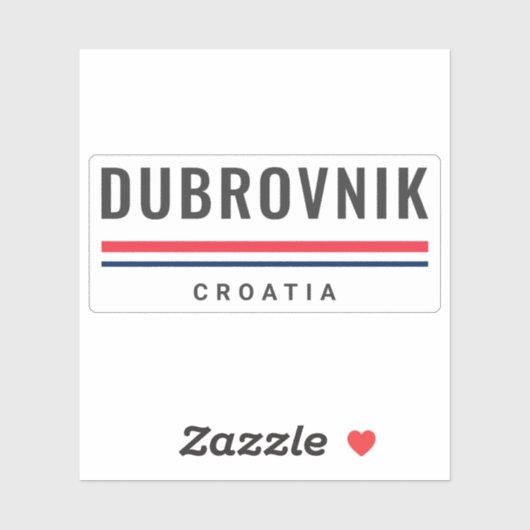Dubrovnik Stadt Kroatien Aufkleber (Blatt)