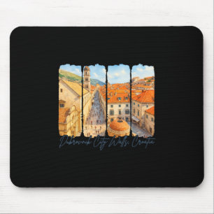 Dubrovnik Stadtmauern Kroatien Reise Pinselstrich Mousepad