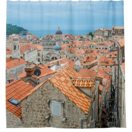 Dubrovnik Stadtzentrum Duschvorhang (Vorderseite)