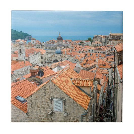 Dubrovnik Stadtzentrum Fliese (Vorderseite)