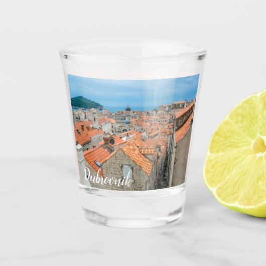 Dubrovnik Stadtzentrum Schnapsglas (Vorderseite)