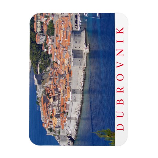 Dubrovnik View Kühlschrankmagnet Magnet (Vertikal)
