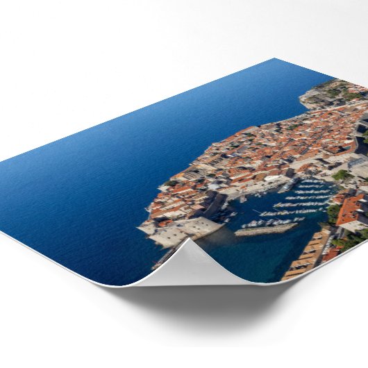 Dubrovnik view poster (Ecke)