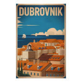 Dubrovnik Vintag Poster (Vorderseite)