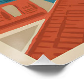 Dubrovnik Vintag Poster (Ecke)