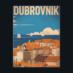 Dubrovnik Vintag Postkarte<br><div class="desc">Dubrovnik Kroatien Vintag</div>