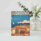 Dubrovnik Vintag Postkarte (Stehend Vorderseite)
