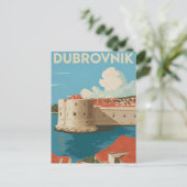Dubrovnik Vintag Postkarte (Stehend Vorderseite)