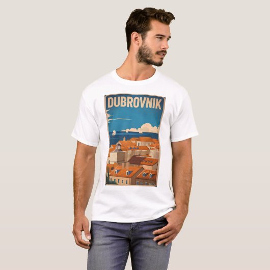 Dubrovnik Vintag T-Shirt (Vorne ganz)