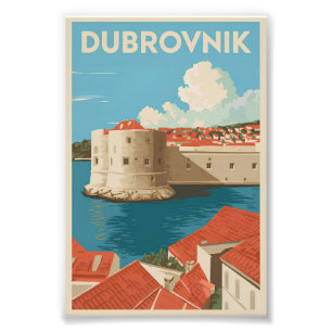 Dubrovnik vintage fotodruck