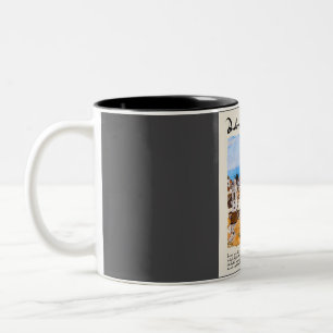 Dubrovnik Vintage Wasserfarben-Reise Zweifarbige Tasse