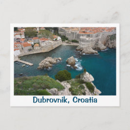 Dubrovnik von oben postkarte