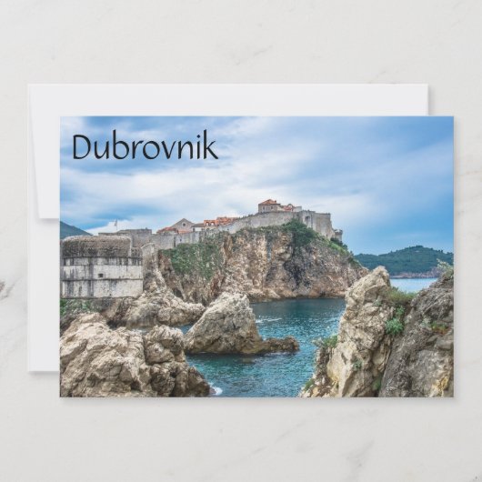 Dubrovnik Wände Blick aufs Meer (Vorderseite)
