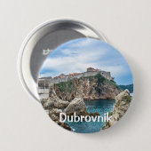 Dubrovnik Wände Blick aufs Meer Button (Vorne & Hinten)