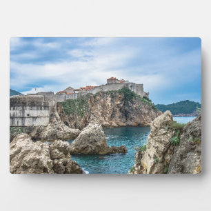 Dubrovnik Wände Blick aufs Meer Fotoplatte