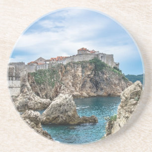 Dubrovnik Wände Blick aufs Meer Getränkeuntersetzer