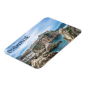 Dubrovnik Wände Blick aufs Meer Magnet (Linke Seite)