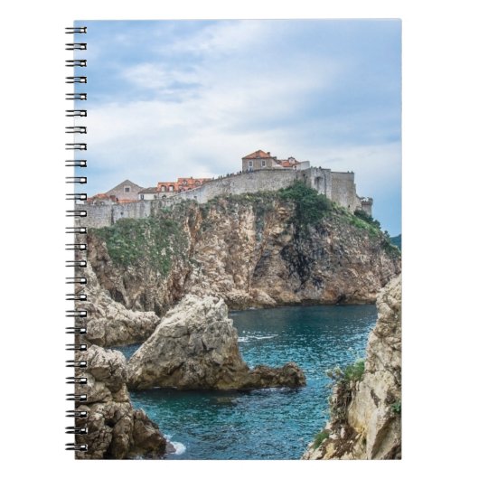Dubrovnik Wände Blick aufs Meer Notizblock (Vorderseite)