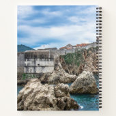 Dubrovnik Wände Blick aufs Meer Notizblock (Rückseite)