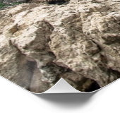 Dubrovnik Wände Blick aufs Meer Poster (Ecke)