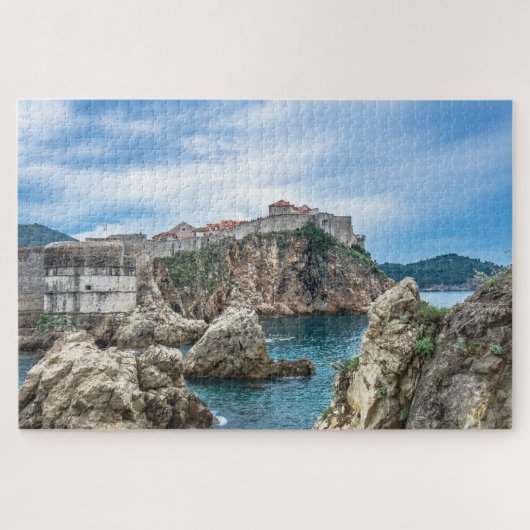 Dubrovnik Wände Blick aufs Meer Puzzle (Horizontal)
