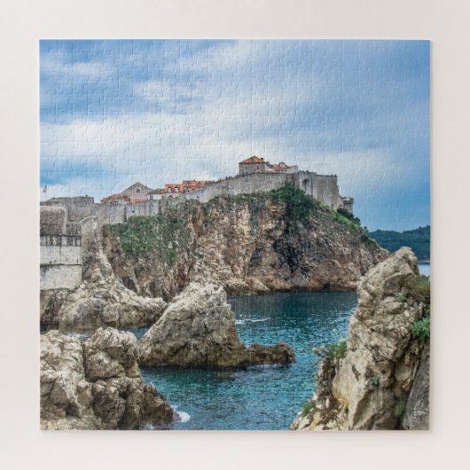 Dubrovnik Wände Blick aufs Meer Puzzle (Vertikal)