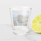 Dubrovnik Wände Blick aufs Meer Schnapsglas (Rückseite)