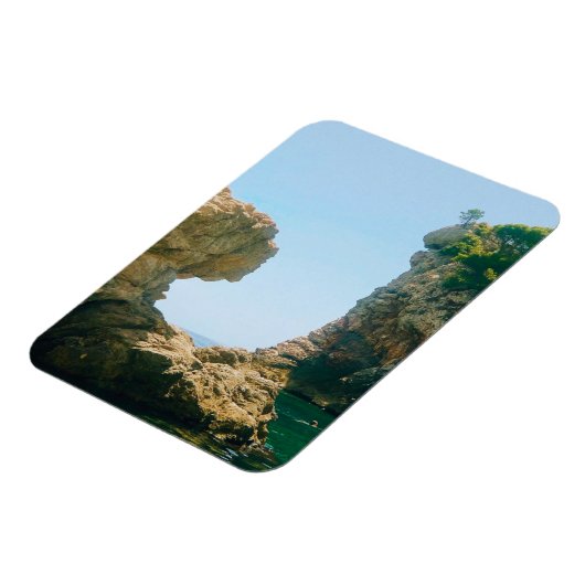 Dubrovnik West Harbor and Pier Magnet (Linke Seite)