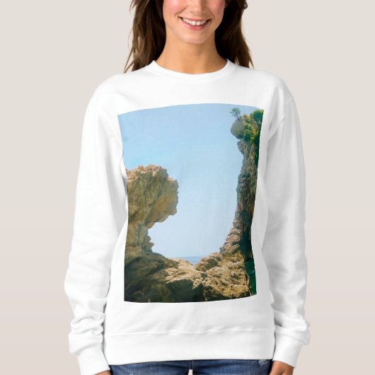 Dubrovnik West Harbor and Pier Sweatshirt (Vorderseite)