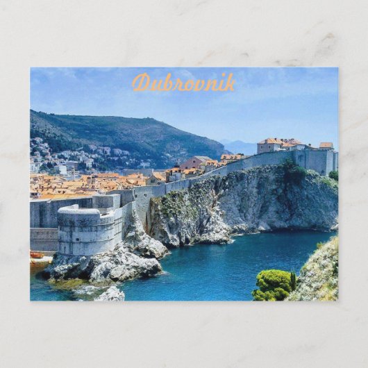 Dubrovniks Altstadt Postkarte (Vorderseite)