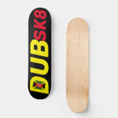 DUBSK8 JMT Skateboard, 7¾ Zoll Deck Skateboard (Vorderseite)