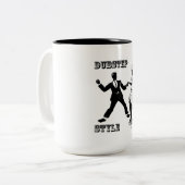 Dubstep Art-Tasse Zweifarbige Tasse (Vorderseite Links)