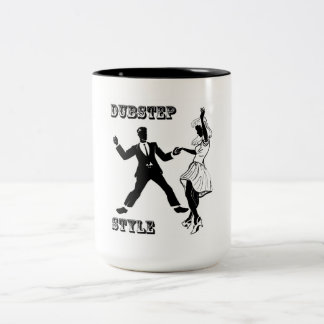 Dubstep Art-Tasse Zweifarbige Tasse