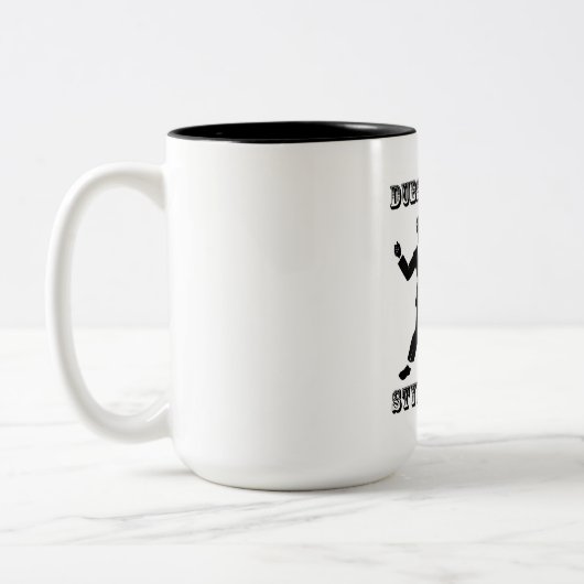 Dubstep Art-Tasse Zweifarbige Tasse (Links)